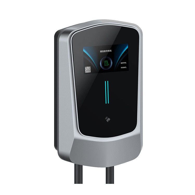 Ladegeräte für Elektrofahrzeuge Typ 2 App Wand-EV-Ladegerät 4,3-Zoll-Display