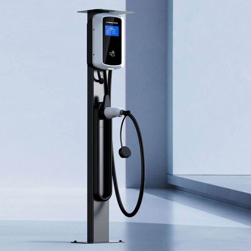 32A 3 an der Wand befestigte EV Ladestation Phase App-Steuer-Bluetooths für Haus