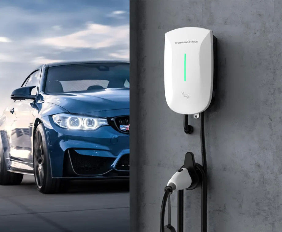 An der Wand befestigte EV Ladestation des amerikanisches Standard-240V RFID Karten-Steuerfür Haus