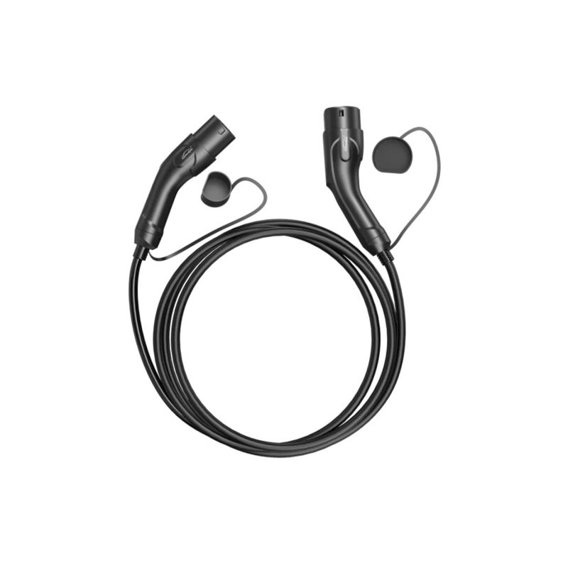 Doppelkopf-Ladekabel Typ 2 32A Wechselstromüberstromschutz