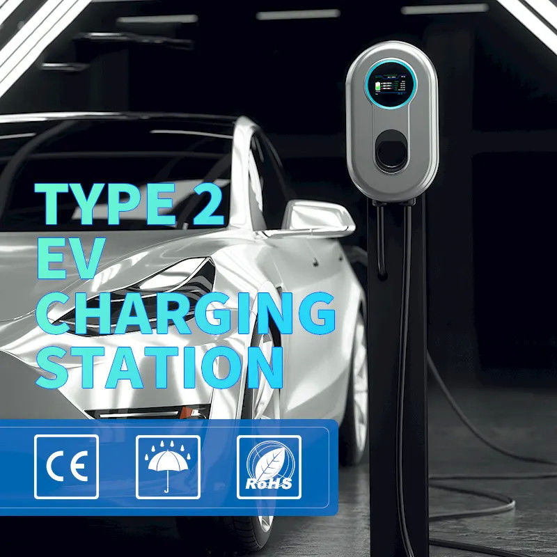 22 kW RFID-Karte 5 Meter Kabel mobile Typ 2 EV-Ladestation