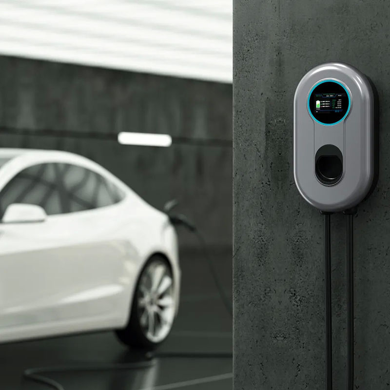 LCD-Bildschirm Einfachgewehr 11kw Portable EV-Ladegerät Typ 2