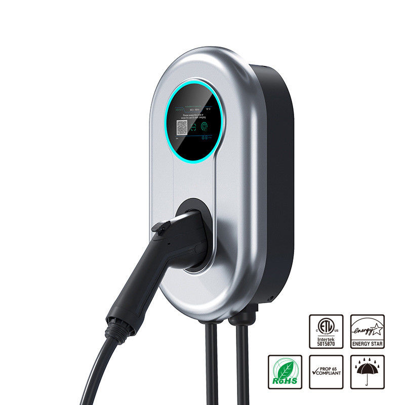230V 400V Touch Button Portable Level 2 Elektroauto-Ladegerät Wandmontage Erdungsschutz