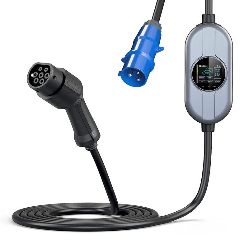 Zeitmessung Portable Typ 1 Typ 2 EV Ladegerät Wasserdicht Staubdicht