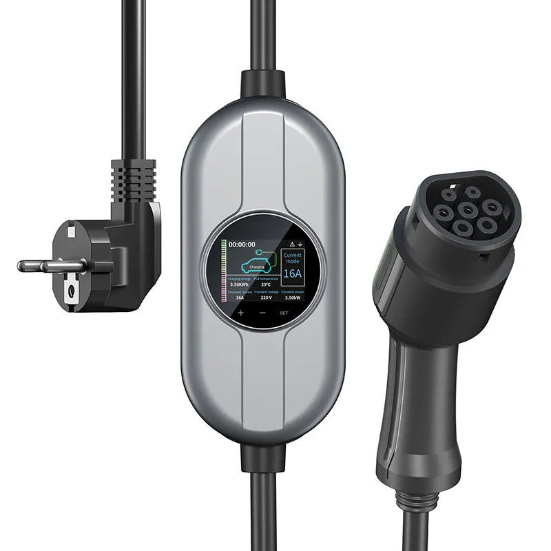 Zeitmessung Portable Typ 1 Typ 2 EV Ladegerät Wasserdicht Staubdicht