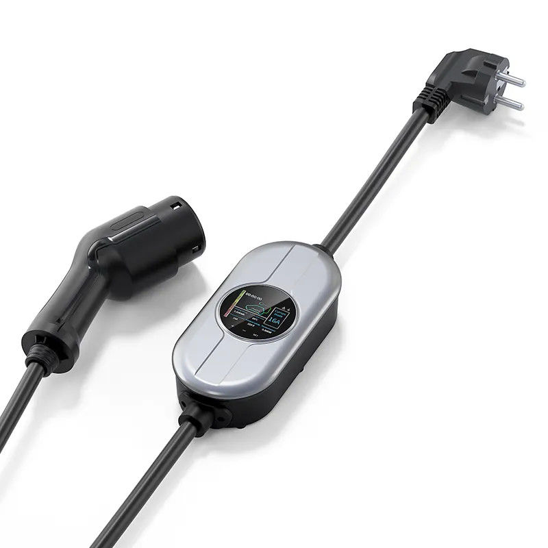 5m oder 7,4m Kabel Portable EV Ladestation EV Ladegerät 1 Phase AC 230V