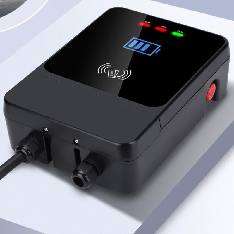 GBT 7kw Einzelgewehr 4,3-Zoll-Bildschirm 220V Wand-EV-Ladegerät mit Notknopf